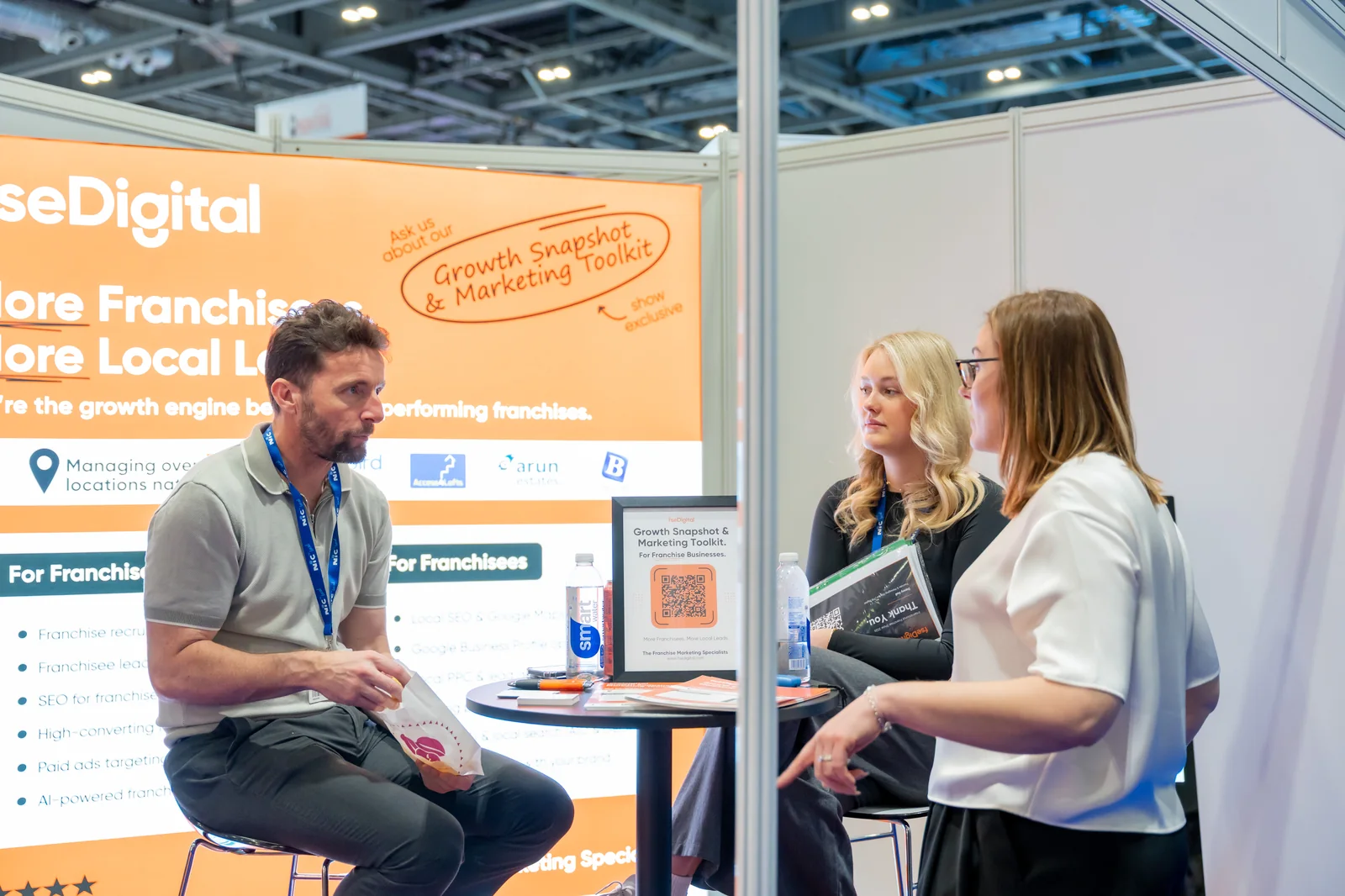 Sami's Studio — Booth Conversations, London corporate photography