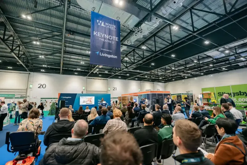 Keynote theatre at White Label Expo, ExCeL London